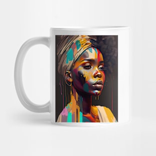 Modern woman in pop-art style Mug